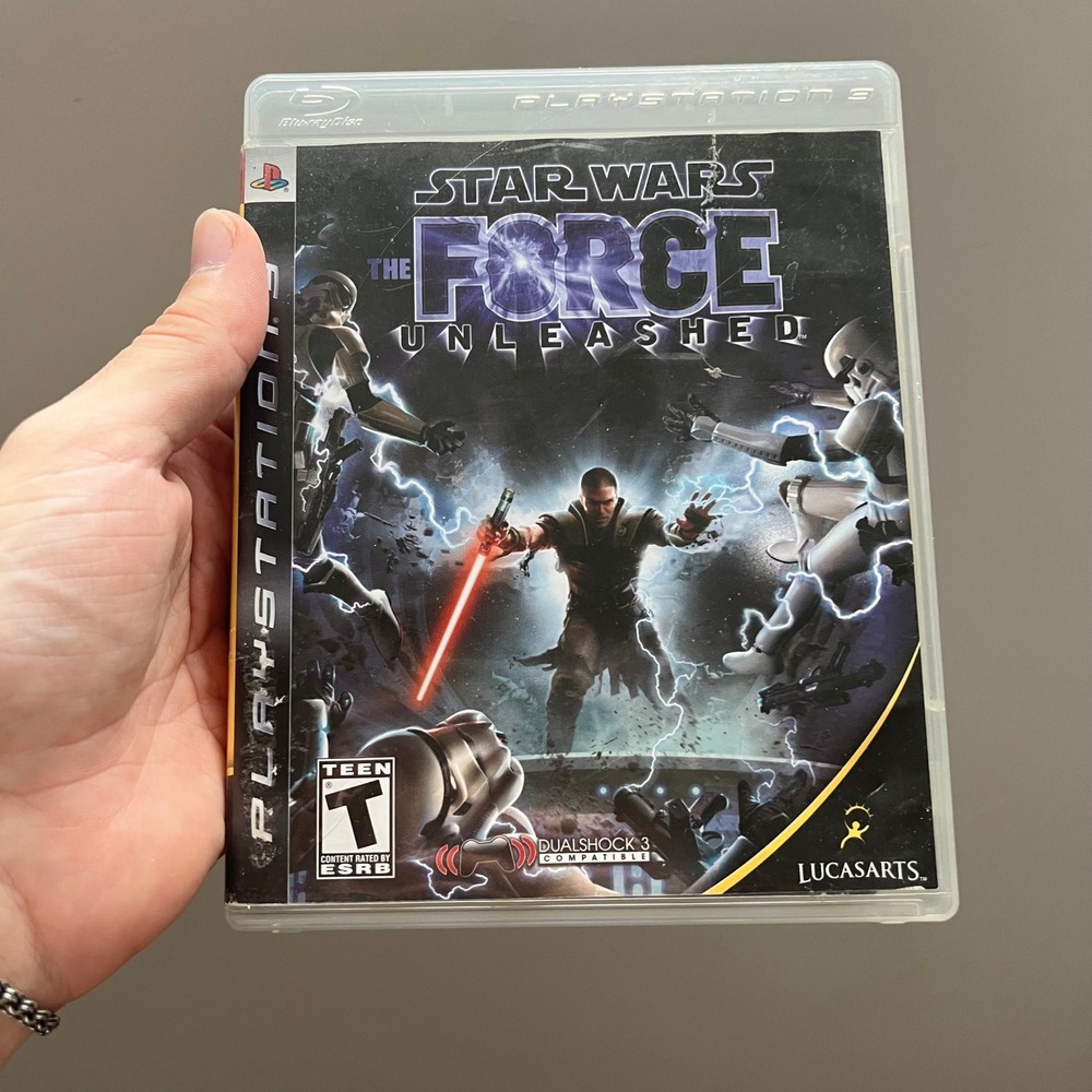 Star Wars The Force Unleashed Sony PlayStation 3 PS3 2008 LucasArts BLUS-30144